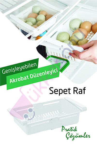 Dükkanönü Witdraw Askılı Süzgeç Organizer - Genişleyebilen Akrobat Düzenleyic...
