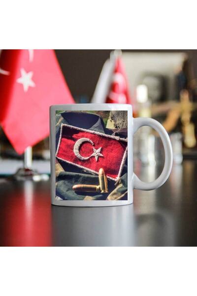 sıradışıhediyem Pöh Mug Cup Jöh Mug Cup Flag Mug Cup