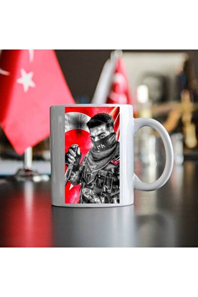 sıradışıhediyem كوب حارس أمن جندي الشرطة التركية بعلم Jöh Pöh