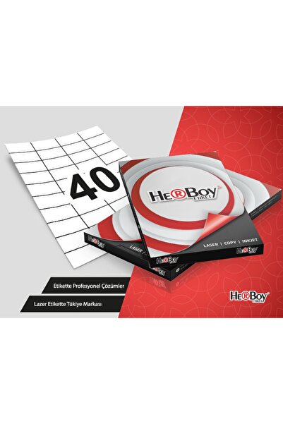Herboy Hb-1040 52.5x29.7 χιλ. Ετικέτα λέιζερ - Διαφήμιση