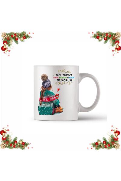 sıradışıhediyem كأس القدح السنة الجديدة سنة جديدة سعيدة