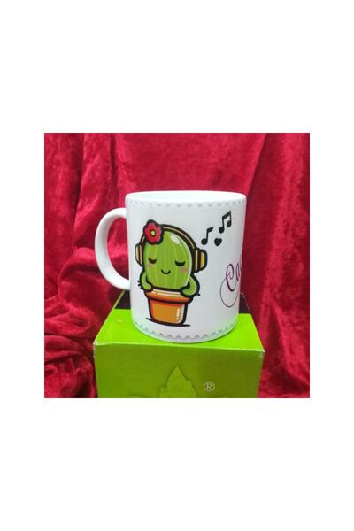 sıradışıhediyem كوب بطبعة صبار