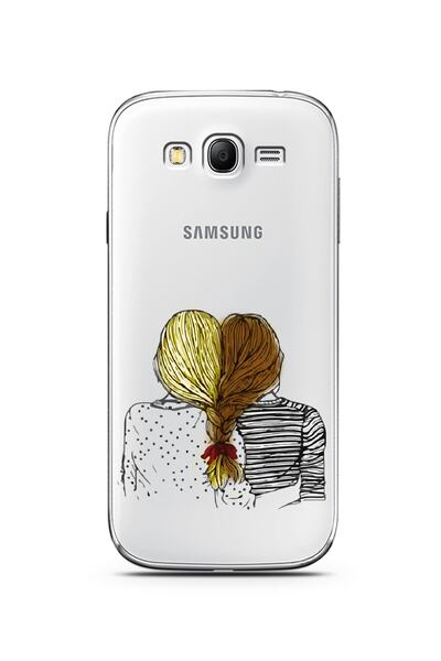 Spoyi Samsung Grand Neo Super Transparent Phone Case with Braided Hair Design