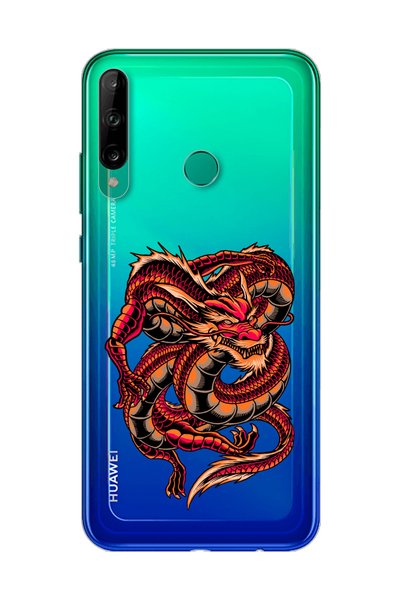 Spoyi حافظة هاتف هواوي P40 Lite E Dragon فائقة الشفافية