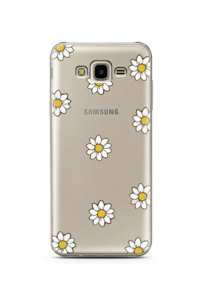 Spoyi Samsung J7 Core Daisy Rare Tasarımlı Süper Şeffaf Telefon Kılıfı