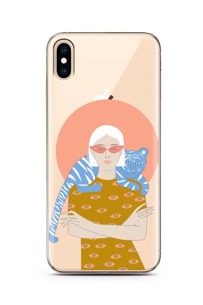 Spoyi iPhone XS Max Nude and Leon Designed Super Transparent Phone Case Compa...