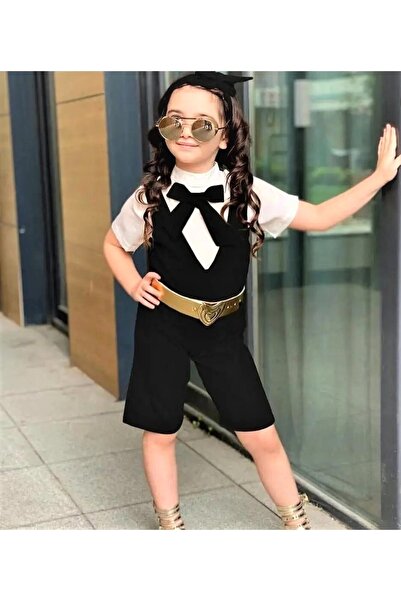 Genel Markalar Kız çocuk kreş tulum toka Kemer ve bluz