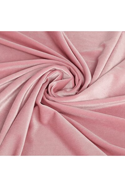as kumaş Pembe Fransız İpek Kadife Kumaş