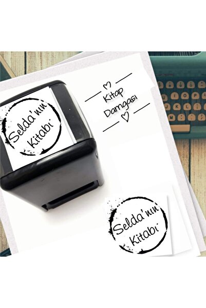 E-Hediyeci Kişiye Özel İsim Yazılı Otomatik Kare Kaşe 1011