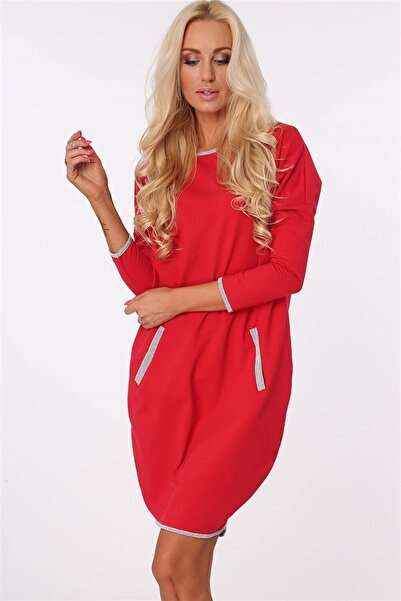 fasardi Arkası Çapraz Bantlı Simli Midi Elbise