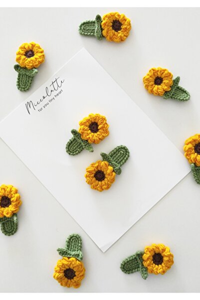 Miccolatte Набір пряжок Aycicek Orgu для немовлят та дітей 2 шт.