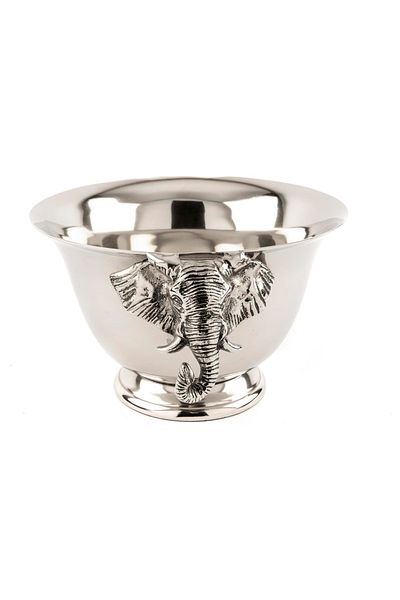 Mikasa Moor Silver Elephant Decorative Bowl 35x20cm