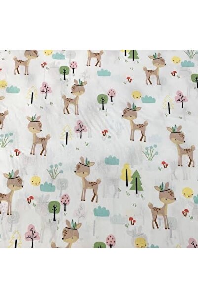 Babynia Cotton Baby And Kids Fitted Sheet 100x160 Karaca Patterned