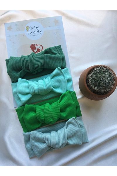 Baby Tweety 4-Piece Combination Handmade Baby Girl Bandana
