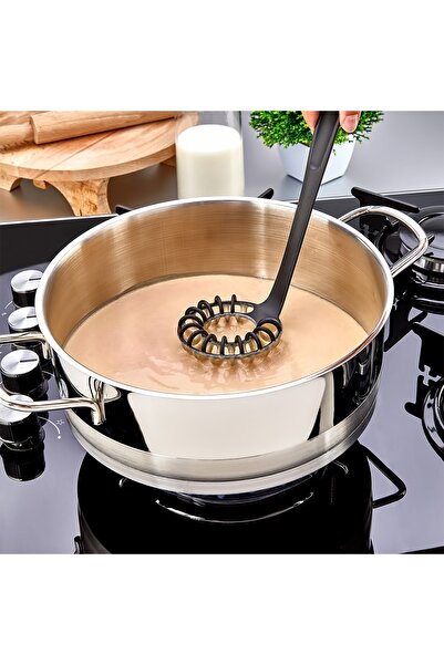 Dükkanönü Modern Spiral Beater Fireproof Non-Stick Anti-Scratch| Egg Beater| Practical Whisk 28 Cm Kp-128