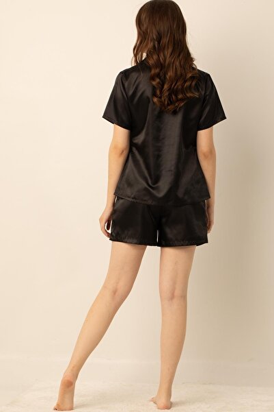 kingspearl Satin Shorts Pajama Set