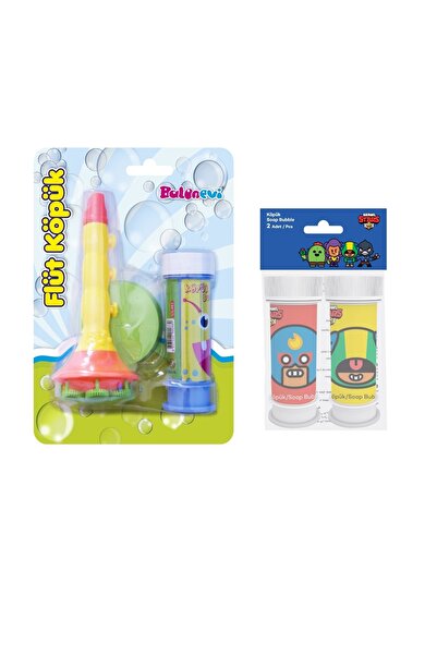 BalonEvi Flüt Köpük Blister + 2li Balon Köpüğü