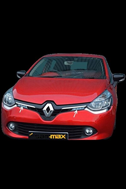 sam-max Renault Clio 4 2012 Model Uyumlu Ön Panjur Krom Kaplama Seti 2 Parça