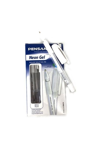 Pensan Neon Gel Ballpoint Pen 1 Mm Pack of 12