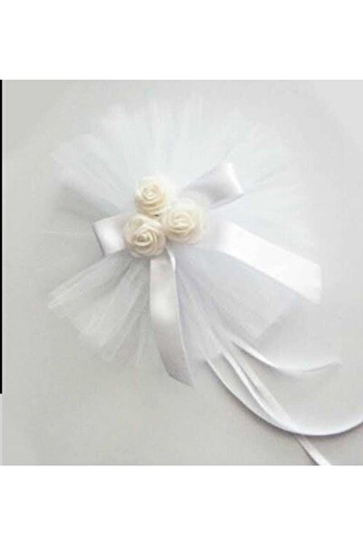 ecrin tuhafiye hobi Beyaz Bohça Süsü