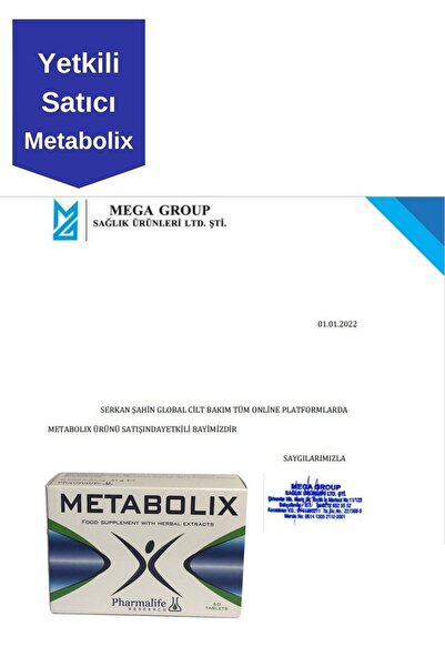Pharmalife Metabolix 60 Tablet | Yetkili Bayii 2 Adet Set