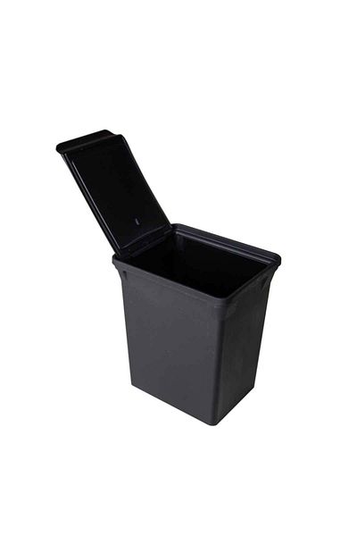 QUTU Q-trash Bin 10 L Μαύρος κάδος απορριμμάτων
