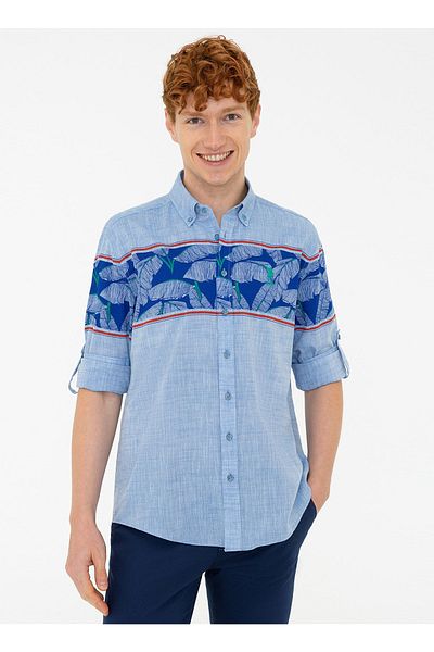 U.S. Polo Assn. Тъмносиня риза XS
