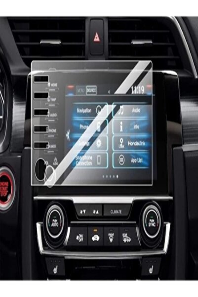 Faves Civic FC5 Compatible Case with Make-up Navigation Screen Protector 9h N...