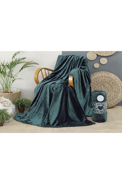 AKSU Wellsoft TV Blanket 100x170 Petrol