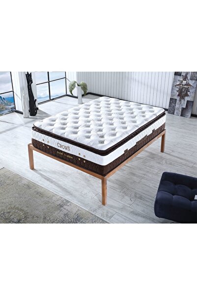 ENDER YATAK Crown Modeli 35 cm Yükseklik Ortopedik Çift Renk Kenar Ped'li