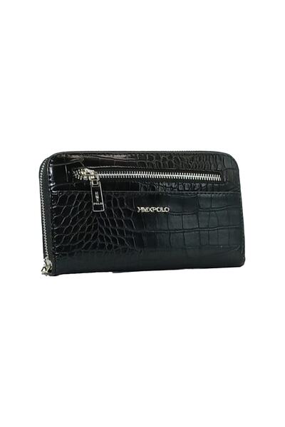 DUYGUSHOESBAG Women's Wallet Zippered Large Size Single Wide Compartment Croc...