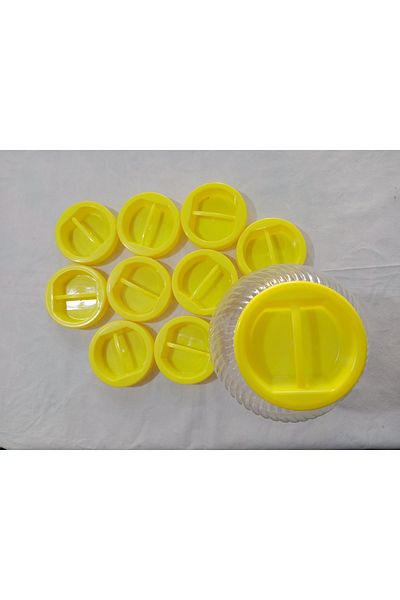 plastiksan 10 Pieces Pickle-Paste-Cheese Can Lid