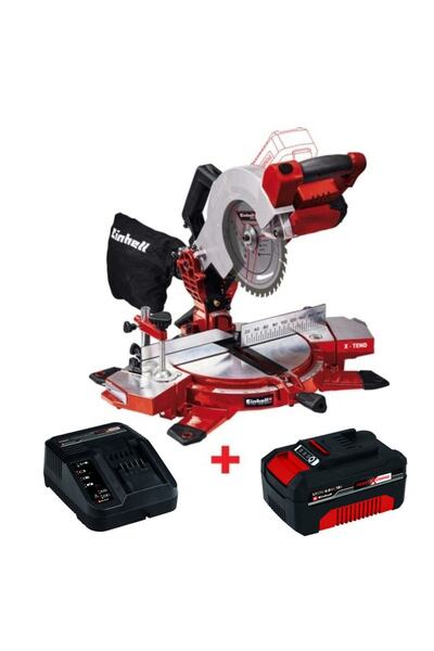 Einhell Akülü Gönye Kesme Te-ms 18/210 Li Kit + 4 Ah Akü Ve Şarj Cihazı
