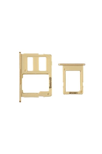 tekyerdenal Galaxy J5 Prime G570 - Gold Sim Card Tray