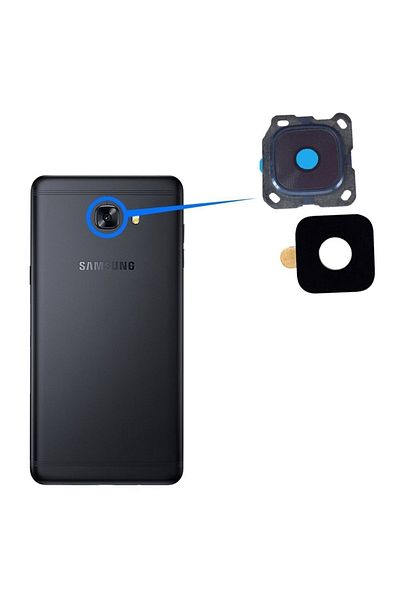 tekyerdenal Samsung Galaxy C7 Pro C7010 Compatible Camera Lens Black