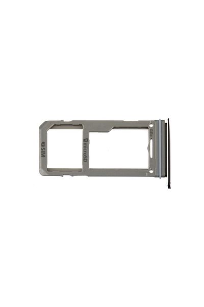 tekyerdenal Samsung Galaxy S8 Plus Compatible G955 Sim Card Tray Silver Pair