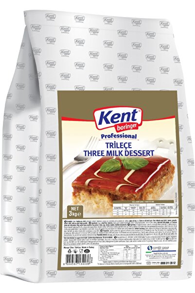 Kent Boringer Trileçe Karamelli 3 Kg