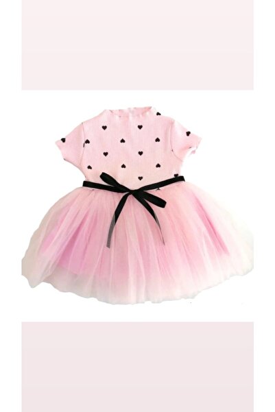 petitapetit Rochie tutu cu inimioare pentru fete