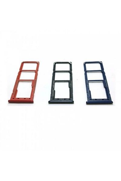 tekyerdenal Galaxy A10S A107 - Blue Sim Card Tray