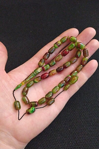 Vip Kehribar Fares Baydoun Master مصنوع من العنبر الأخضر والأحمر المضغوط مع ص...