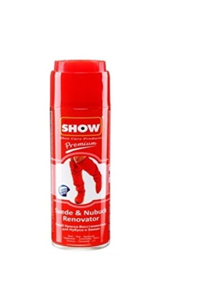 SHOW Kırmızı Show Süet Nubuk Sprey Boya 250 ml
