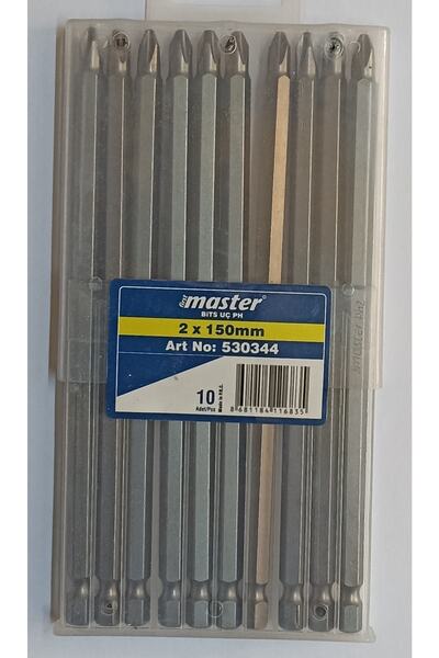 BOZKIR Ph 2x150 Mm Yıldız Bits Uç 10 Adet