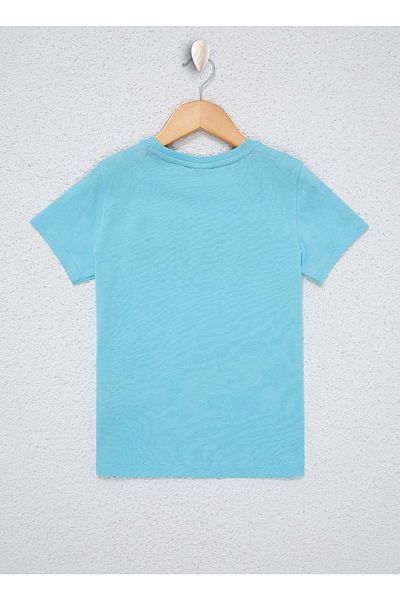 U.S. Polo Assn. Tricou cu mânecă scurtă, verde, pentru băiat