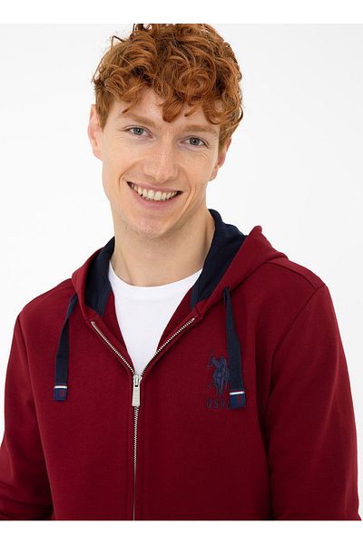 U.S. Polo Assn. Red S-Size Sweatshirt