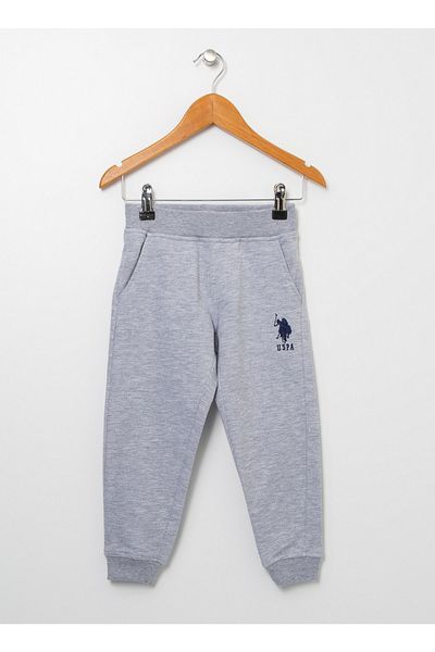 U.S. Polo Assn. 9-10 Years Gray Melange Pa