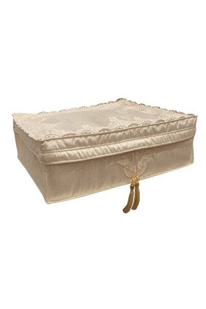 Dantelux Osmanlı İpeği Hurç Bohça 2840-c02 Ekru