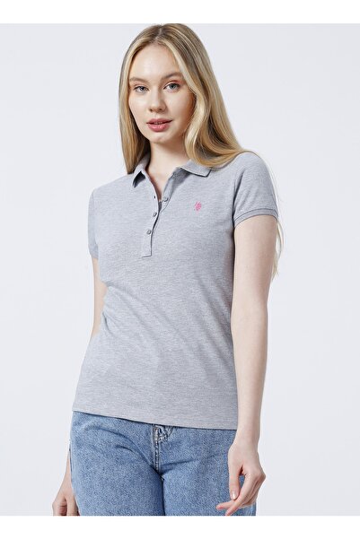 U.S. Polo Assn. Gtp-ıy022 Γυναικείο μπλουζάκι με γιακά πόλο, στάνταρ γραμμής,...