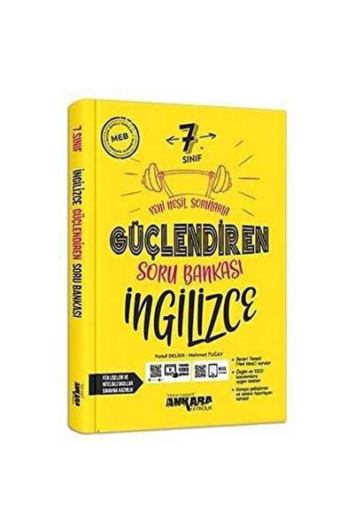 Ankara Yayıncılık 7.sınıf Güçlendiren Ingilizce Soru Bankası