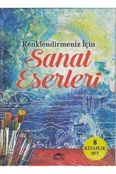 Maya Kitap Renklendirmeniz Için - Sanat Eserleri (8 KİTAP)