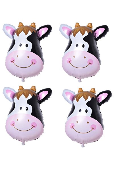 Happyland 4 قطع من بالونات سفاري على شكل حيوانات لطيفة